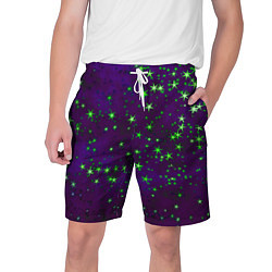 Шорты на шнурке мужские Звездное небо арт, цвет: 3D-принт