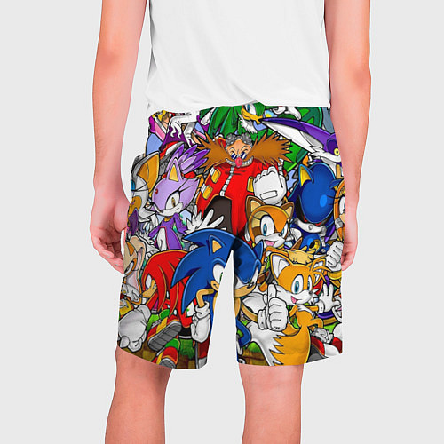 Мужские шорты Sonic / 3D-принт – фото 2