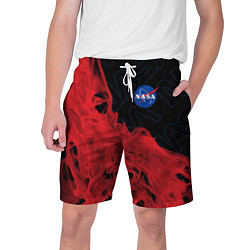 Шорты на шнурке мужские NASA НАСА, цвет: 3D-принт