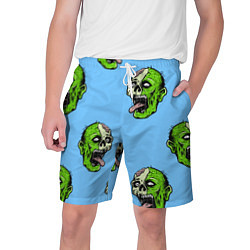 Шорты на шнурке мужские Зомби Zombie, цвет: 3D-принт