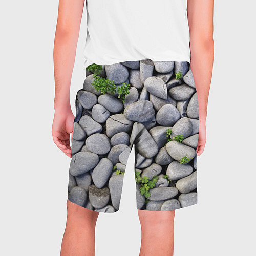 Мужские шорты Камни / 3D-принт – фото 2