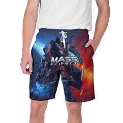 Шорты на шнурке мужские Mass EFFECT Legendary ed, цвет: 3D-принт