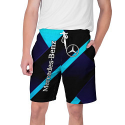 Шорты на шнурке мужские Mercedes Benz, цвет: 3D-принт