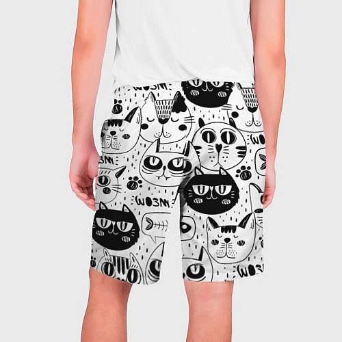 Мужские шорты Кошки / 3D-принт – фото 2