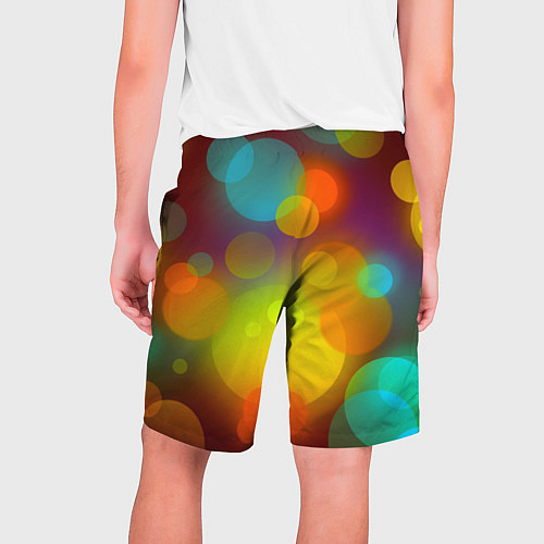 Мужские шорты Цветные блики / 3D-принт – фото 2