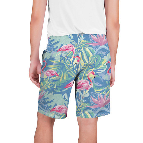 Мужские шорты Фламинго / 3D-принт – фото 2