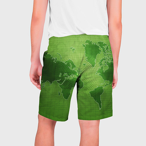 Мужские шорты Карта мира / 3D-принт – фото 2