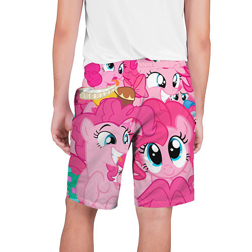 Мужские шорты Pinkie Pie pattern / 3D-принт – фото 2