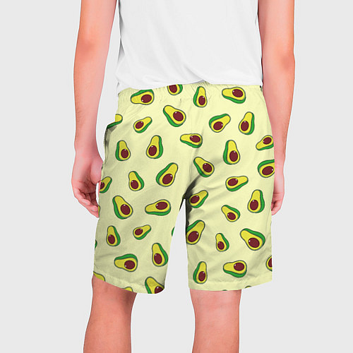 Мужские шорты Авокадо Avocado / 3D-принт – фото 2