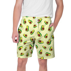 Шорты на шнурке мужские Авокадо Avocado, цвет: 3D-принт
