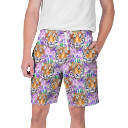 Мужские шорты Тигр в цветах