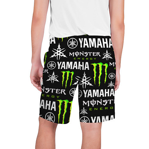 Мужские шорты YAMAHA X MONSTER SPORT / 3D-принт – фото 2