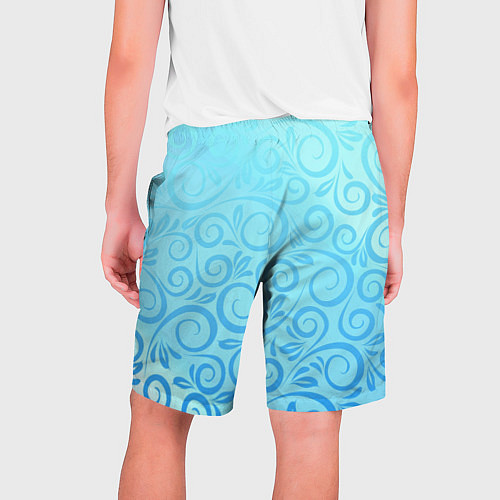 Мужские шорты Нежный перелив / 3D-принт – фото 2