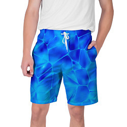 Шорты на шнурке мужские Ice Under Water, цвет: 3D-принт