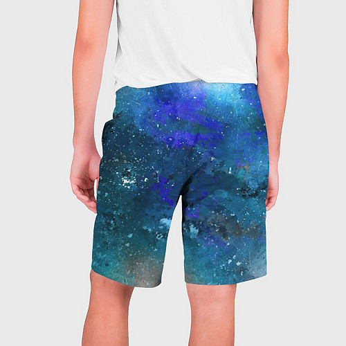 Мужские шорты Космическое облако / 3D-принт – фото 2
