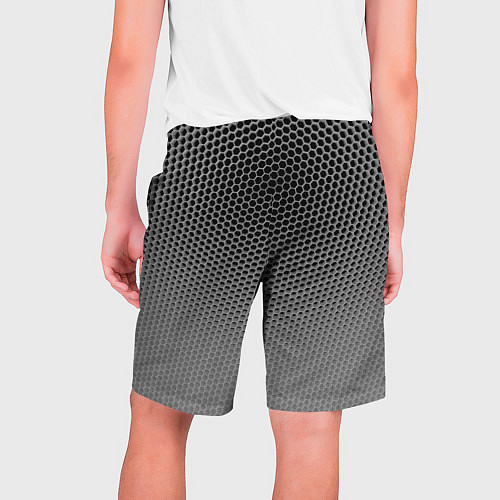 Мужские шорты Шестиугольная сетка / 3D-принт – фото 2