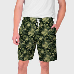 Шорты на шнурке мужские Крабы камуфляж, цвет: 3D-принт