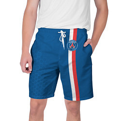 Шорты на шнурке мужские PSG SPORT STRIPES UNIFORM, цвет: 3D-принт