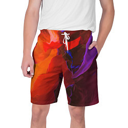 Шорты на шнурке мужские Акварельная Феерия, цвет: 3D-принт
