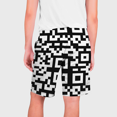 Мужские шорты Qr codeкуаркод / 3D-принт – фото 2