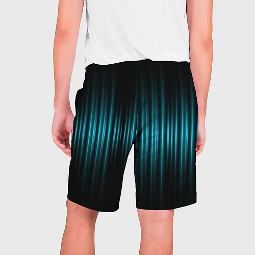 Мужские шорты Неоновые флуктуации / 3D-принт – фото 2