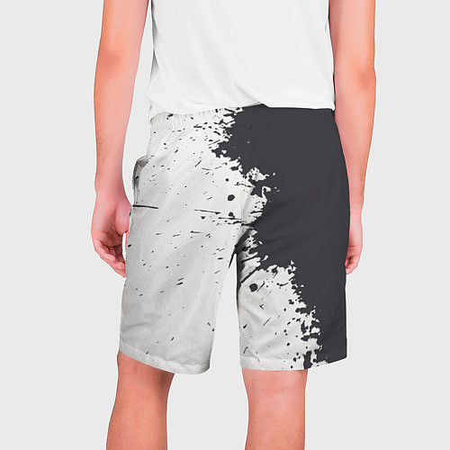 Мужские шорты Mercedes-Benz Клякса / 3D-принт – фото 2