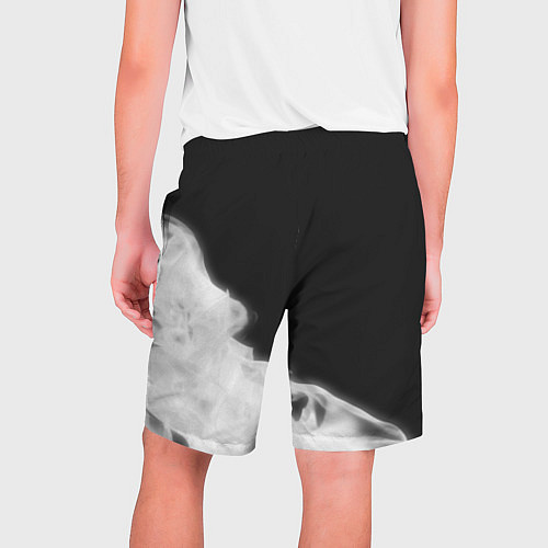 Мужские шорты PEUGEOT - Огненный Лев / 3D-принт – фото 2