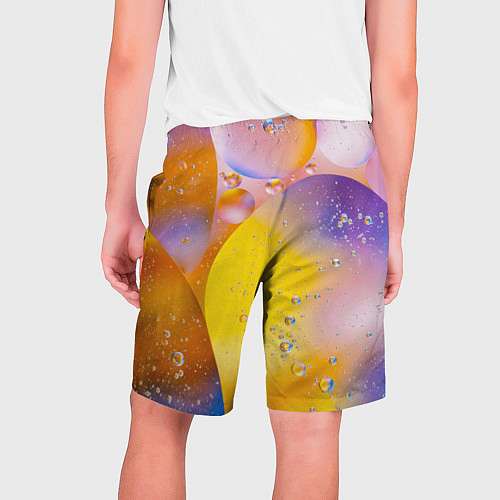Мужские шорты Градиент Яркие Пузыри / 3D-принт – фото 2