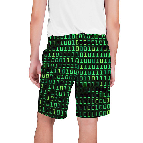 Мужские шорты Двоичный Код Binary Code / 3D-принт – фото 2