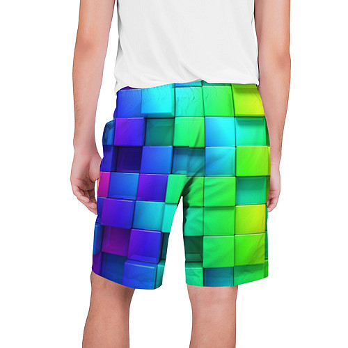 Мужские шорты Color geometrics pattern Vanguard / 3D-принт – фото 2