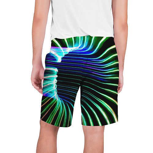Мужские шорты Portal Fashion pattern Neon / 3D-принт – фото 2