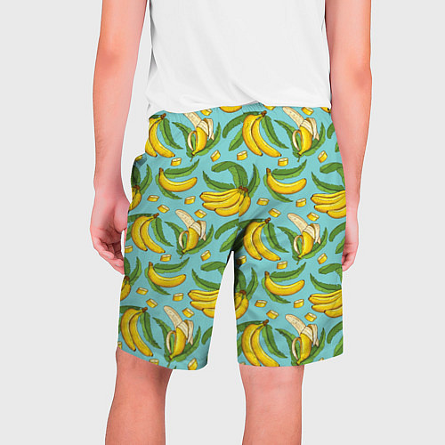 Мужские шорты Banana pattern Summer Fashion 2022 / 3D-принт – фото 2