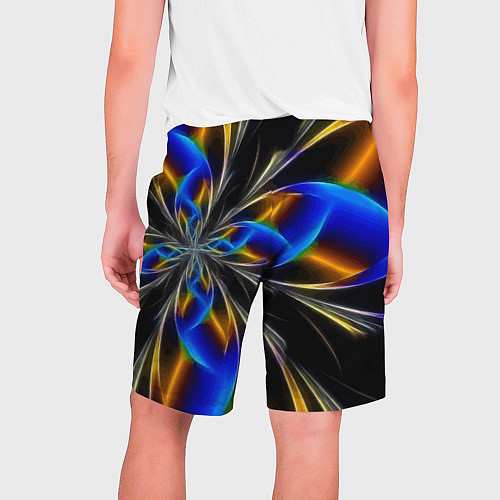 Мужские шорты Neon vanguard pattern Fashion 2023 / 3D-принт – фото 2