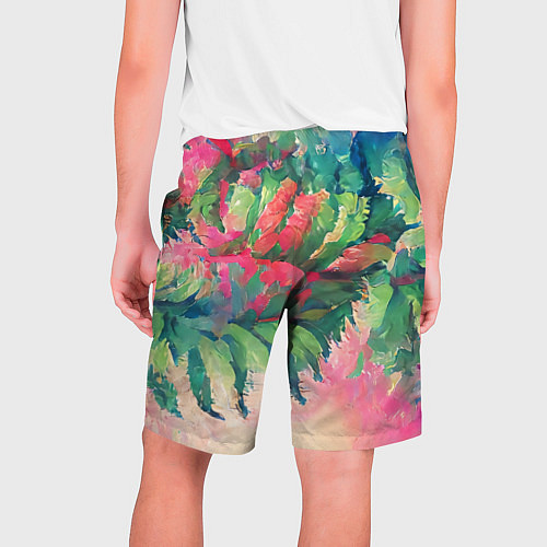 Мужские шорты Тропический микс / 3D-принт – фото 2