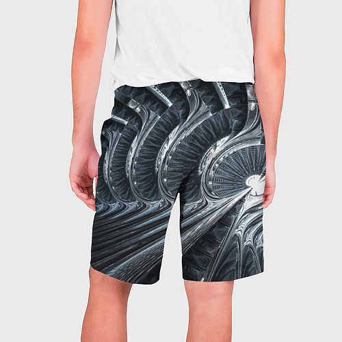 Мужские шорты Фрактальный абстрактный паттерн Броня Fractal Abst / 3D-принт – фото 2