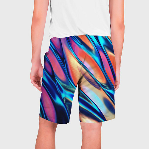 Мужские шорты Colorful flow / 3D-принт – фото 2