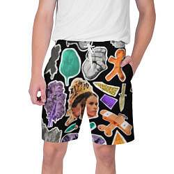 Шорты на шнурке мужские Underground pattern Fashion trend, цвет: 3D-принт