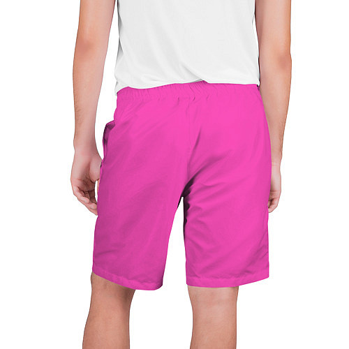 Мужские шорты Яркий розовый из фильма Барби / 3D-принт – фото 2
