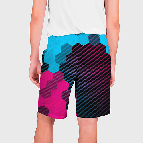 Мужские шорты Exeed Neon Gradient - FS / 3D-принт – фото 2