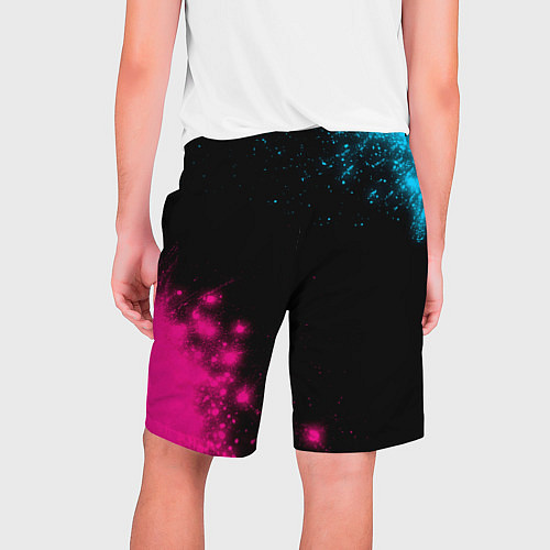 Мужские шорты West Ham Neon Gradient / 3D-принт – фото 2