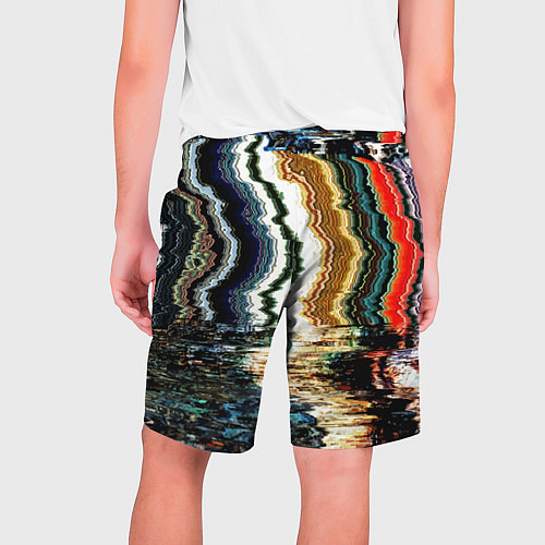 Мужские шорты Glitch pattern - fashion trend / 3D-принт – фото 2