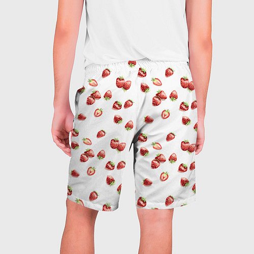 Мужские шорты Клубничка, паттерн / 3D-принт – фото 2