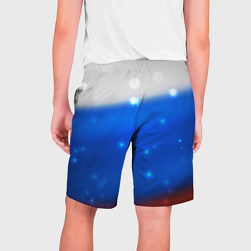 Мужские шорты Герб России Blue / 3D-принт – фото 2
