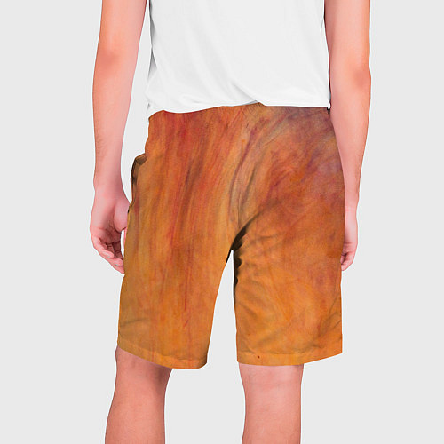 Мужские шорты Огненно-оранжевая поверхность / 3D-принт – фото 2