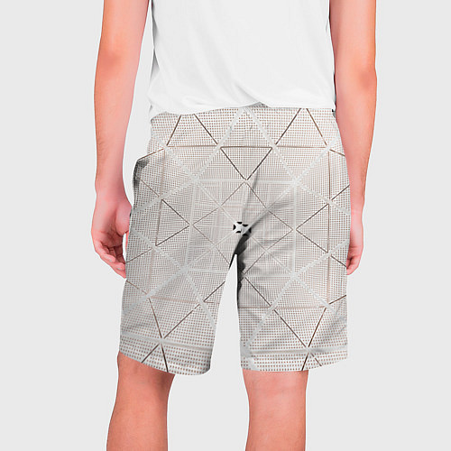 Мужские шорты Абстрактные геометрические линии и точки / 3D-принт – фото 2