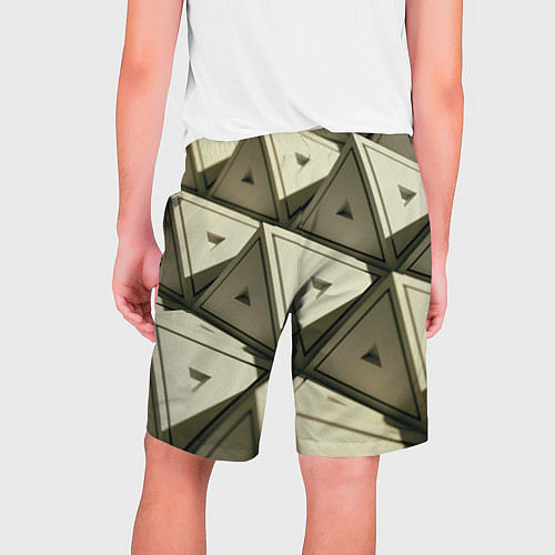 Мужские шорты 3D иллюзия-пирамиды / 3D-принт – фото 2