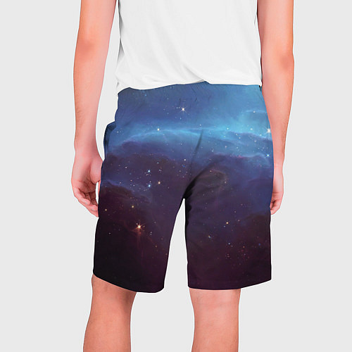 Мужские шорты Космический дым / 3D-принт – фото 2
