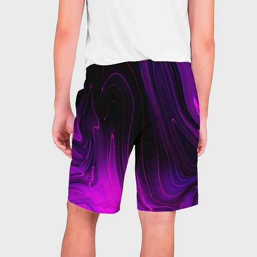Мужские шорты Bon Jovi violet plasma / 3D-принт – фото 2