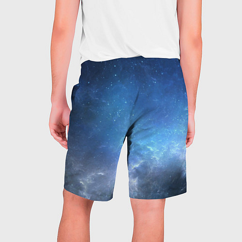 Мужские шорты Холодное космическое молчание / 3D-принт – фото 2