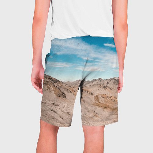 Мужские шорты Небо и песок / 3D-принт – фото 2